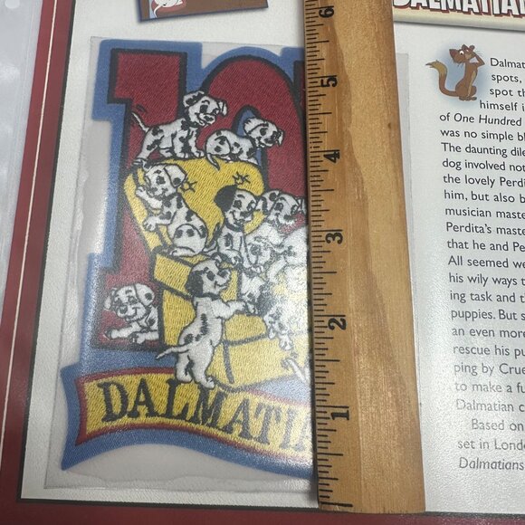 Disney 101 Dalmatians 1961 Collectible Patch and Card Willabee & Ward - Picture 3 of 4